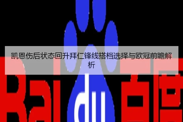 凯恩伤后状态回升拜仁锋线搭档选择与欧冠前瞻解析